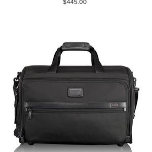 Tumi framed soft duffel. Open to offers!